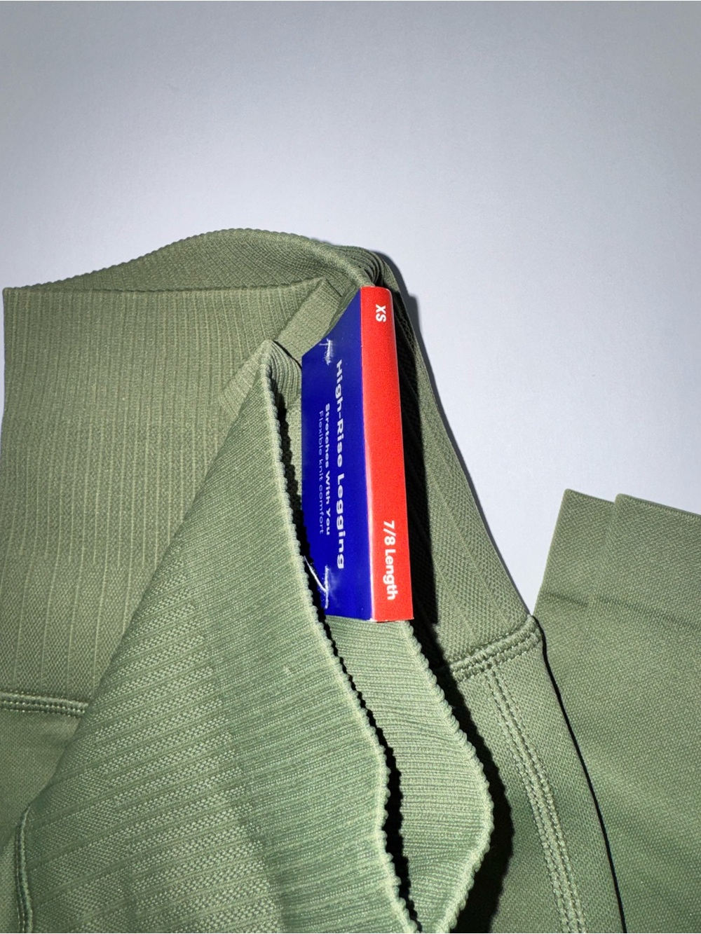JoyLab Olive Green Seamless Leggings - Picture 4 of 6